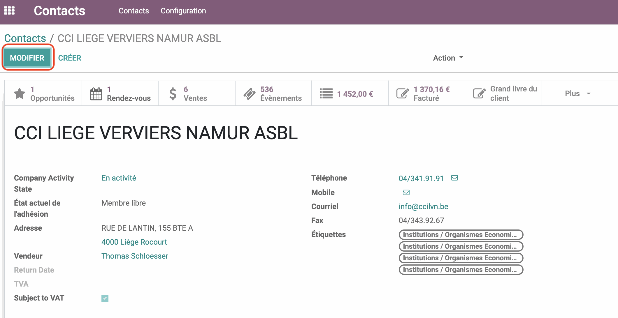 Odoo • Text and Image